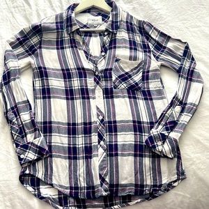 Rails button down checkered shirt